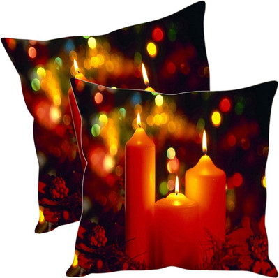 

Sleep Nature's Printed Cushions Cover(Pack of 2, 30.63 cm*30.63 cm, Multicolor)