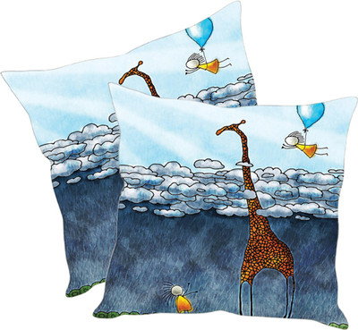 

Sleep Nature's Printed Cushions Cover(Pack of 2, 30.63 cm*30.63 cm, Multicolor)