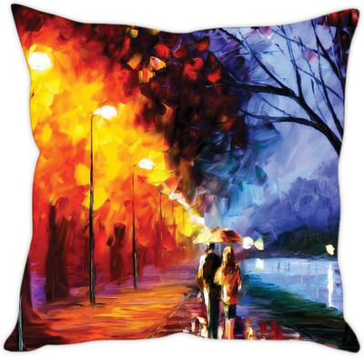 

Sleep Nature's Abstract Cushions Cover(30.63 cm*30.63 cm, Multicolor)