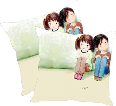

Sleep Nature's Printed Cushions Cover(Pack of 2, 30.63 cm*30.63 cm, Multicolor)