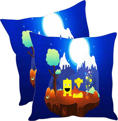 

Sleep Nature's Printed Cushions Cover(Pack of 2, 30.63 cm*30.63 cm, Multicolor)