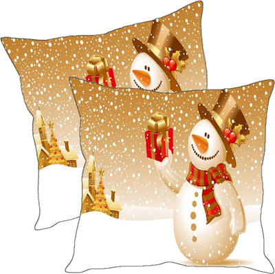 

Sleep Nature's Printed Cushions Cover(Pack of 2, 40.63 cm*40.63 cm, Multicolor)