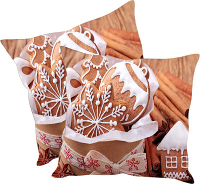 

Sleep Nature's Printed Cushions Cover(Pack of 2, 40.63 cm*40.63 cm, Multicolor)