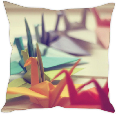

Sleep Nature's Abstract Cushions Cover(40.63 cm*40.63 cm, Multicolor)