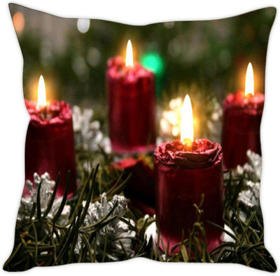 

Sleep Nature's Printed Cushions Cover(40.63 cm*40.63 cm, Multicolor)