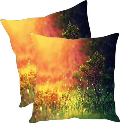 

Sleep Nature's Printed Cushions Cover(Pack of 2, 40.63 cm*40.63 cm, Multicolor)