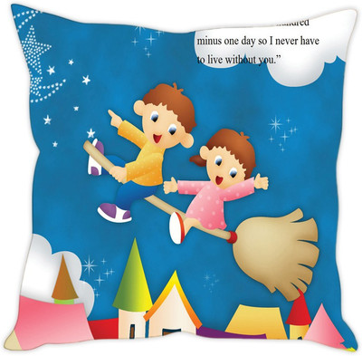 

Sleep Nature's Abstract Cushions Cover(40.63 cm*40.63 cm, Multicolor)