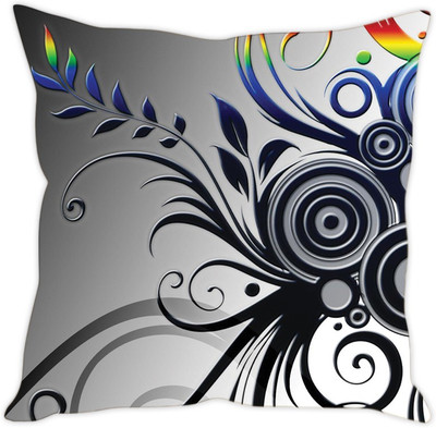 

Sleep Nature's Abstract Cushions Cover(30.63 cm*30.63 cm, Multicolor)