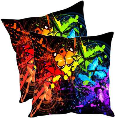

Sleep Nature's Printed Cushions Cover(Pack of 2, 30.63 cm*30.63 cm, Multicolor)