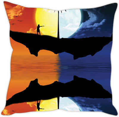 

Sleep Nature's Abstract Cushions Cover(40.63 cm*40.63 cm, Multicolor)