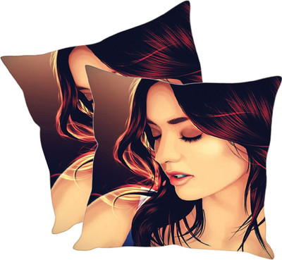 

Sleep Nature's Printed Cushions Cover(Pack of 2, 30.63 cm*30.63 cm, Multicolor)