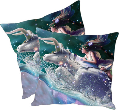 

Sleep Nature's Printed Cushions Cover(Pack of 2, 30.63 cm*30.63 cm, Multicolor)