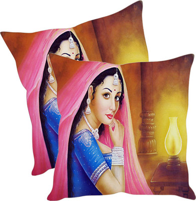 

Sleep Nature's Printed Cushions Cover(Pack of 2, 40.63 cm*40.63 cm, Multicolor)