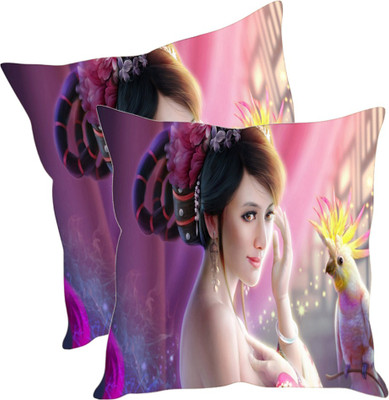 

Sleep Nature's Printed Cushions Cover(Pack of 2, 40.63 cm*40.63 cm, Multicolor)