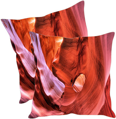 

Sleep Nature's Printed Cushions Cover(Pack of 2, 30.63 cm*30.63 cm, Multicolor)