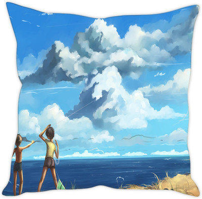 

Sleep Nature's Abstract Cushions Cover(40.63 cm*40.63 cm, Multicolor)