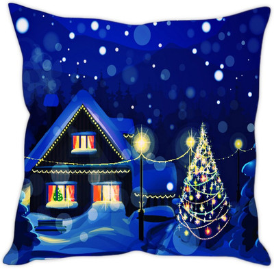 

Sleep Nature's Abstract Cushions Cover(30.63 cm*30.63 cm, Multicolor)