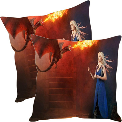 

Sleep Nature's Printed Cushions Cover(Pack of 2, 30.63 cm*30.63 cm, Multicolor)