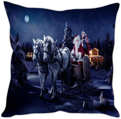 

Sleep Nature's Printed Cushions Cover(30.63 cm*30.63 cm, Multicolor)