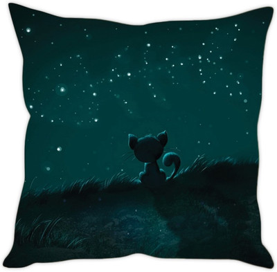 

Sleep Nature's Abstract Cushions Cover(40.63 cm*40.63 cm, Multicolor)