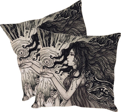

Sleep Nature's Printed Cushions Cover(Pack of 2, 30.63 cm*30.63 cm, Multicolor)