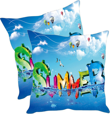 

Sleep Nature's Printed Cushions Cover(Pack of 2, 40.63 cm*40.63 cm, Multicolor)