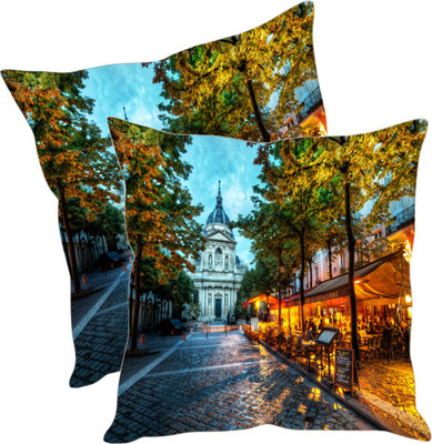 

Sleep Nature's Printed Cushions Cover(Pack of 2, 30.63 cm*30.63 cm, Multicolor)