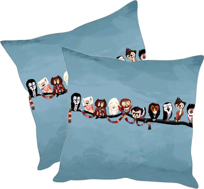 

Sleep Nature's Printed Cushions Cover(Pack of 2, 30.63 cm*30.63 cm, Multicolor)