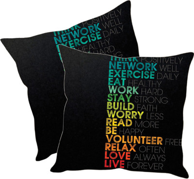 

Sleep Nature's Printed Cushions Cover(Pack of 2, 40.63 cm*40.63 cm, Multicolor)