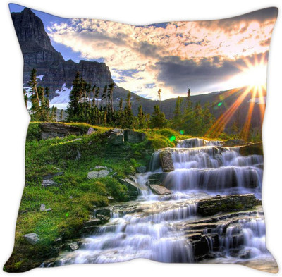 

Sleep Nature's Printed Cushions Cover(30.63 cm*30.63 cm, Multicolor)