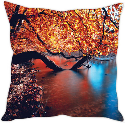 

Sleep Nature's Abstract Cushions Cover(40.63 cm*40.63 cm, Multicolor)