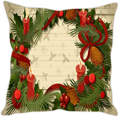 

Sleep Nature's Printed Cushions Cover(40.63 cm*40.63 cm, Multicolor)