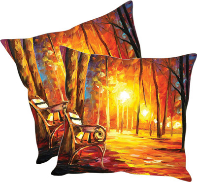 

Sleep Nature's Printed Cushions Cover(Pack of 2, 30.63 cm*30.63 cm, Multicolor)