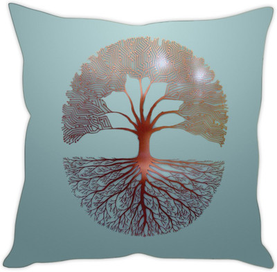 

Sleep Nature's Abstract Cushions Cover(30.63 cm*30.63 cm, Multicolor)