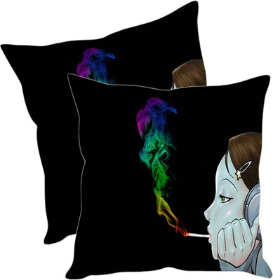 

Sleep Nature's Printed Cushions Cover(Pack of 2, 40.63 cm*40.63 cm, Multicolor)