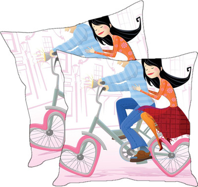 

Sleep Nature's Printed Cushions Cover(Pack of 2, 40.63 cm*40.63 cm, Multicolor)