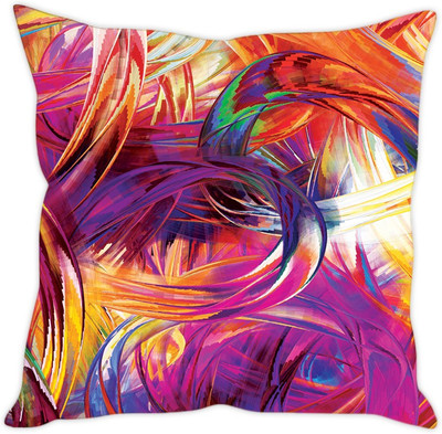 

Sleep Nature's Abstract Cushions Cover(40.63 cm*40.63 cm, Multicolor)