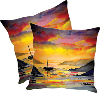

Sleep Nature's Printed Cushions Cover(Pack of 2, 30.63 cm*30.63 cm, Multicolor)