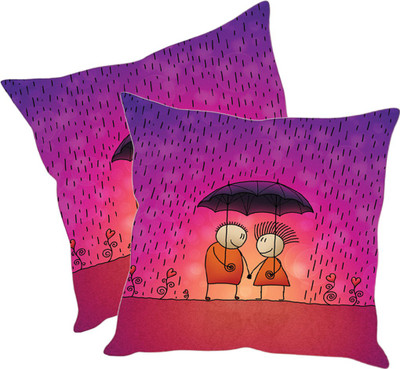 

Sleep Nature's Printed Cushions Cover(Pack of 2, 30.63 cm*30.63 cm, Multicolor)