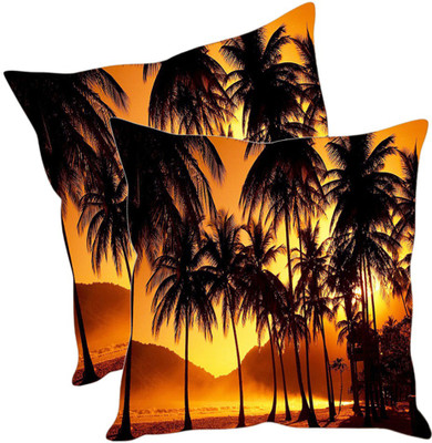 

Sleep Nature's Printed Cushions Cover(Pack of 2, 30.63 cm*30.63 cm, Multicolor)