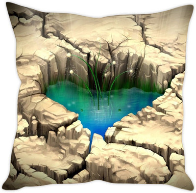 

Sleep Nature's Abstract Cushions Cover(40.63 cm*40.63 cm, Multicolor)