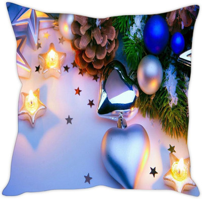 

Sleep Nature's Printed Cushions Cover(40.63 cm*40.63 cm, Multicolor)