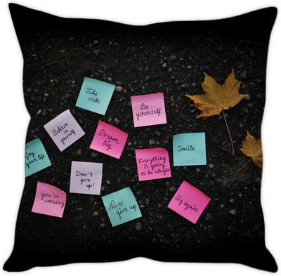 

Sleep Nature's Abstract Cushions Cover(40.63 cm*40.63 cm, Multicolor)