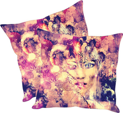 

Sleep Nature's Printed Cushions Cover(Pack of 2, 30.63 cm*30.63 cm, Multicolor)