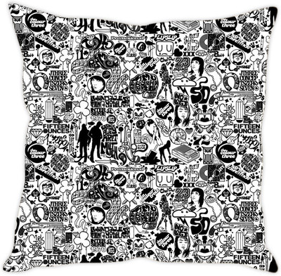 

Sleep Nature's Abstract Cushions Cover(40.63 cm*40.63 cm, Multicolor)