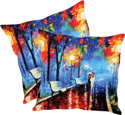 

Sleep Nature's Printed Cushions Cover(Pack of 2, 30.63 cm*30.63 cm, Multicolor)