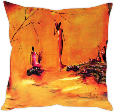 

Sleep Nature's Abstract Cushions Cover(40.63 cm*40.63 cm, Multicolor)