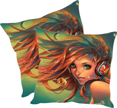 

Sleep Nature's Printed Cushions Cover(Pack of 2, 40.63 cm*40.63 cm, Multicolor)