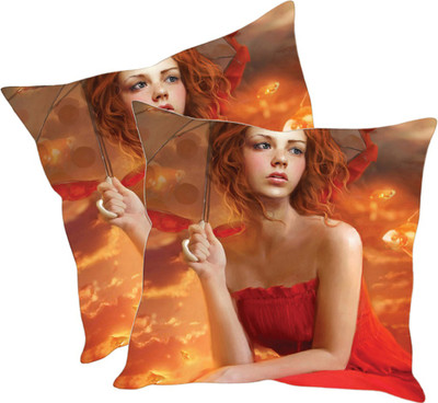 

Sleep Nature's Printed Cushions Cover(Pack of 2, 40.63 cm*40.63 cm, Multicolor)
