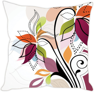

Sleep Nature's Abstract Cushions Cover(30.63 cm*30.63 cm, Multicolor)